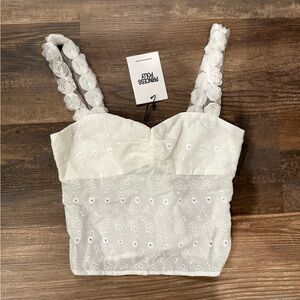 Princess Polly Cream Floral Camisole